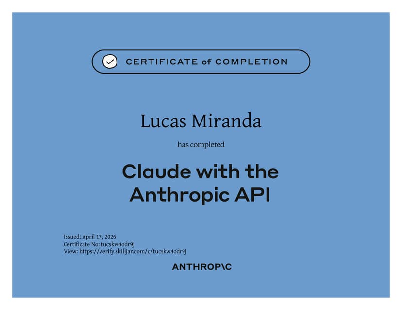 Building with the Claude API