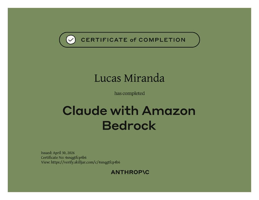 Claude with Amazon Bedrock